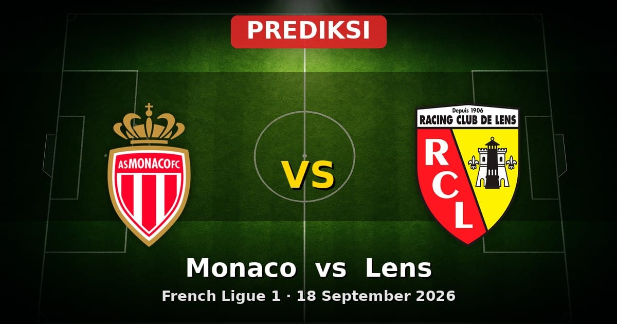 Prediksi Monaco vs Lens: Duel Sengit Ligue 1 18 September 2026