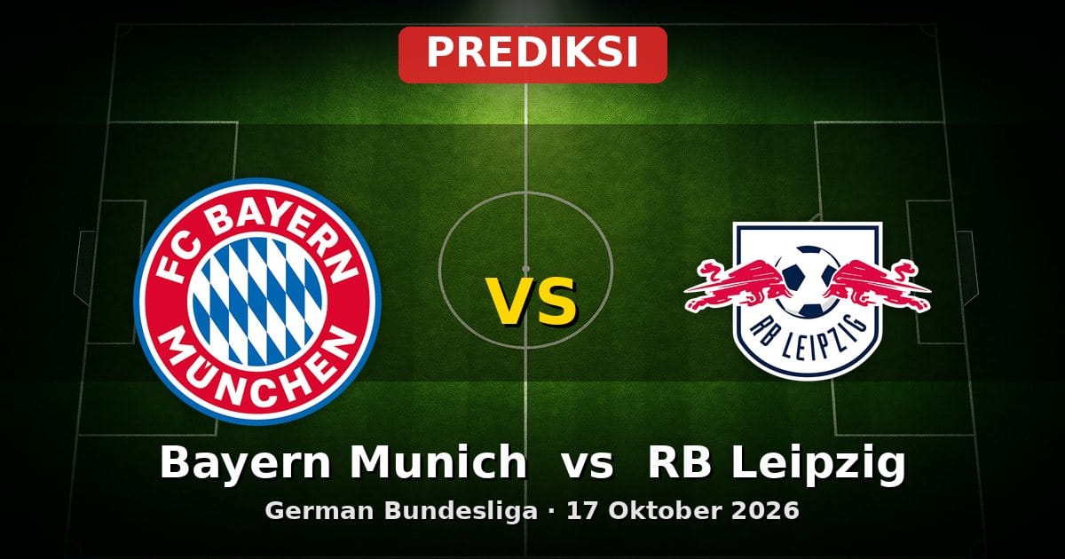 Prediksi Bayern Munich vs RB Leipzig Bundesliga 17 Oktober 2026