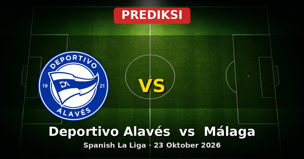 Prediksi Deportivo Alavés vs Málaga La Liga 23 Oktober 2026