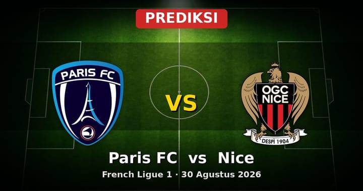 Prediksi Paris FC vs Nice Ligue 1 30 Agustus 2026: Duel Seru di Parc des Princes