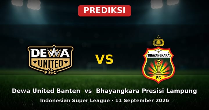 Prediksi Dewa United Banten vs Bhayangkara Presisi Lampung Liga Indonesia 11 Sept 2026