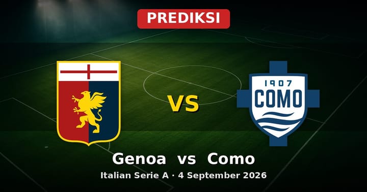 Prediksi Genoa vs Como Serie A 4 September 2026: Duel Perebutan Poin Vital