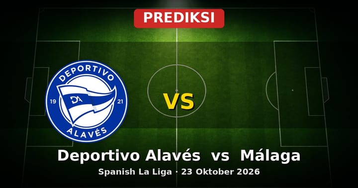 Prediksi Deportivo Alavés vs Málaga La Liga 23 Oktober 2026